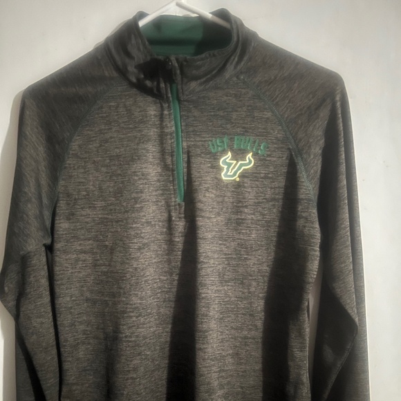 USF, University of South Florida 1/4  Zip Shirt , Size Medium - Picture 1 of 3